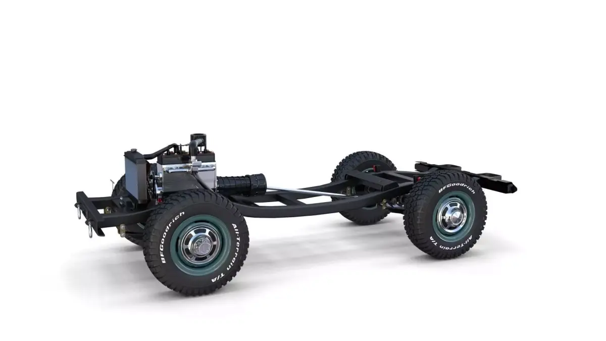 Full Offroad Vehicle Chassis 3D model