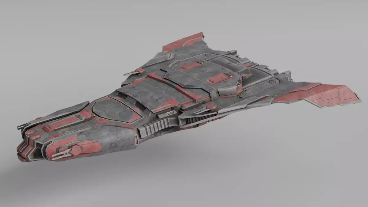 scifi spacescraft 3D model