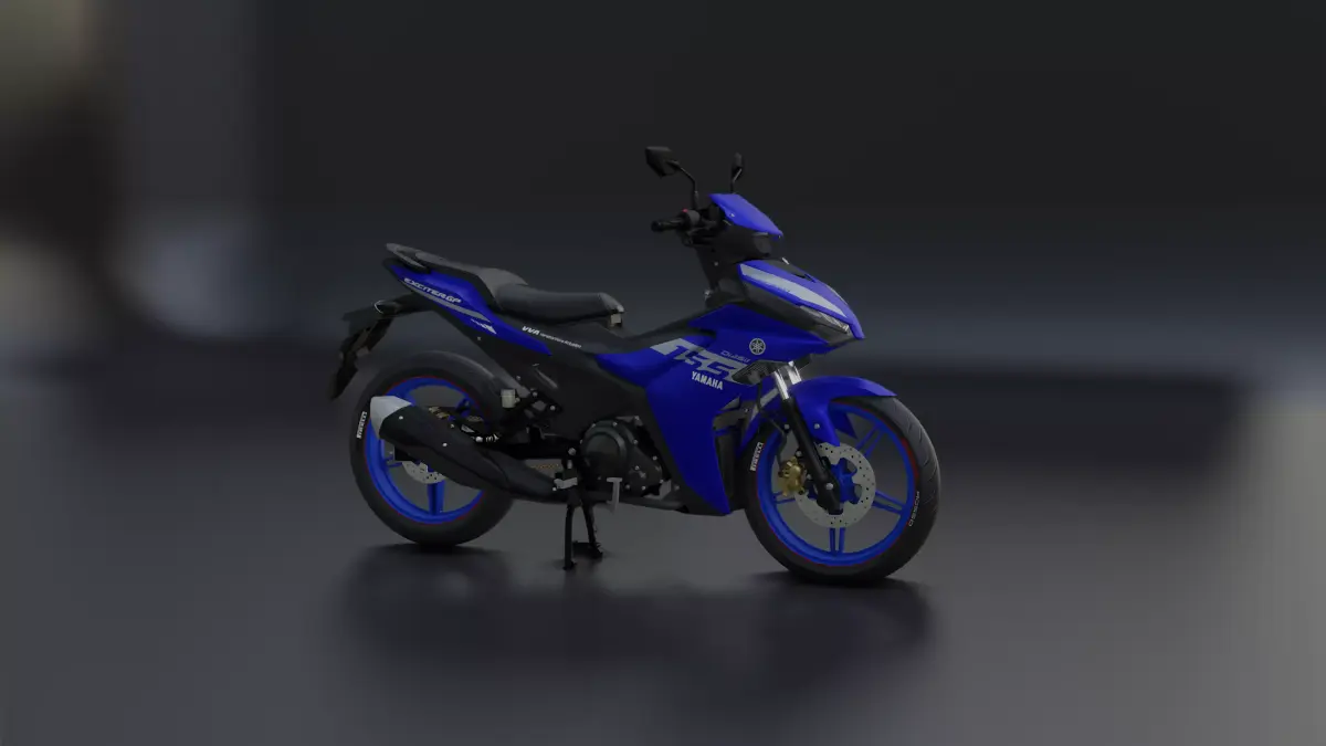 2023 Yamaha Exciter 155 Low-poly 3D model