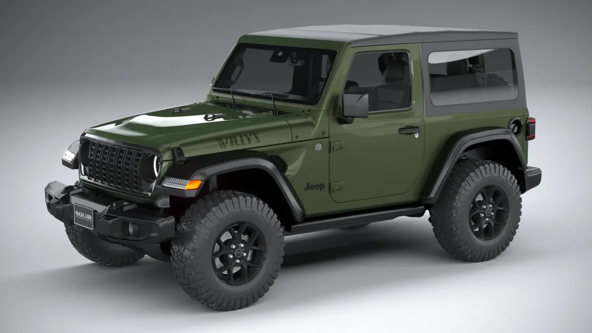 Jeep Wrangler Willys 2024 3D model buy
