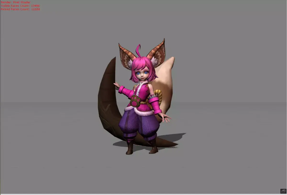 Nana Sweet Leonin Low-poly 3D model