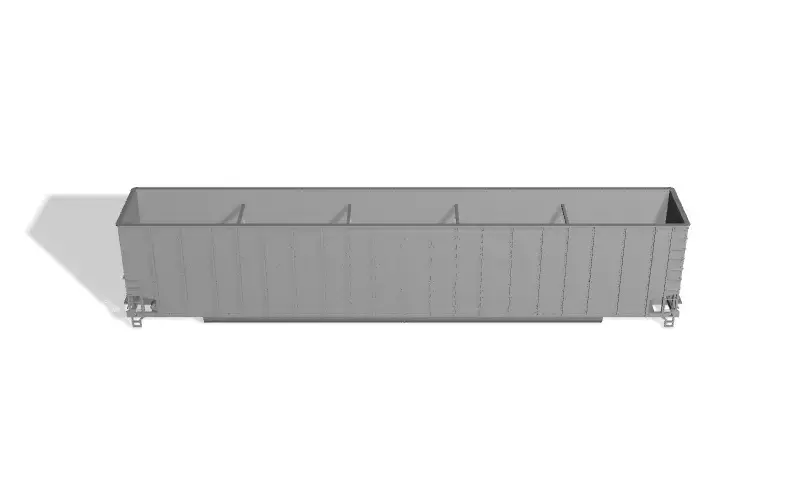 HO Johnstown America 8200 Cubic Foot Hi Capacity Woodchip Hopper 3D print model
