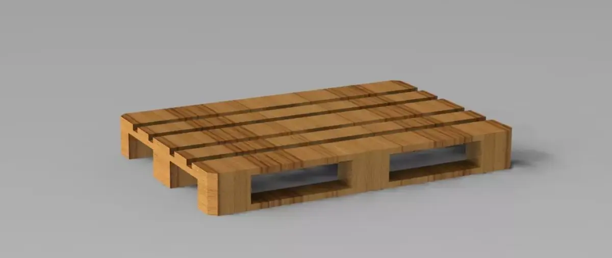 pallet wooden 3D print model