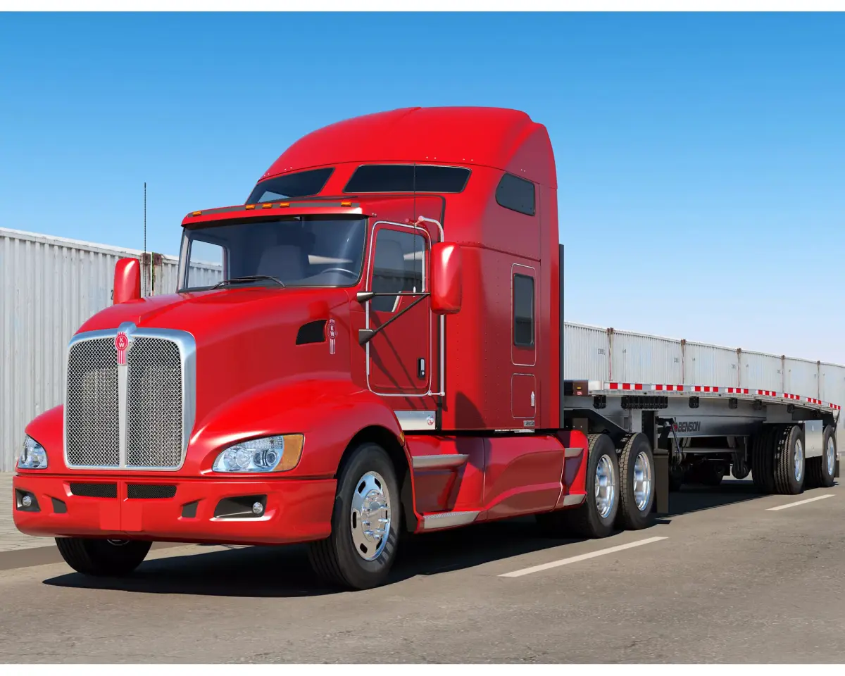  Kenworth T660 Flatbed 3D model