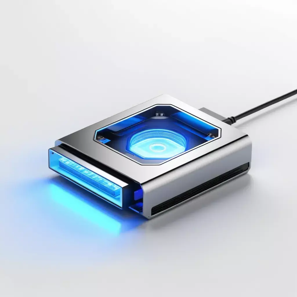 Futuristic Data Drive USB 3D model