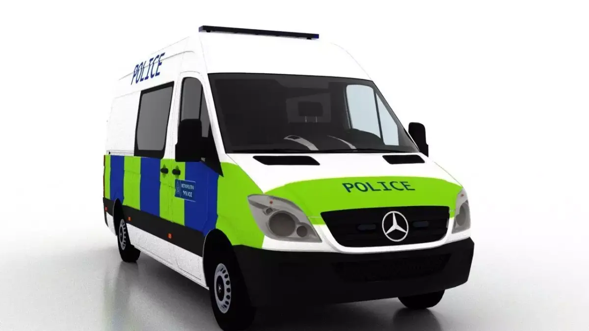 Mercedes Benz Sprinter L2H2 2009 England Police EU 3D model