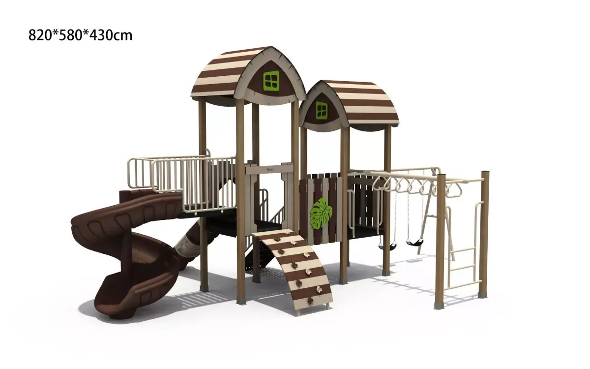 Kids outdoor commercial play structure 3D model 3D model 3