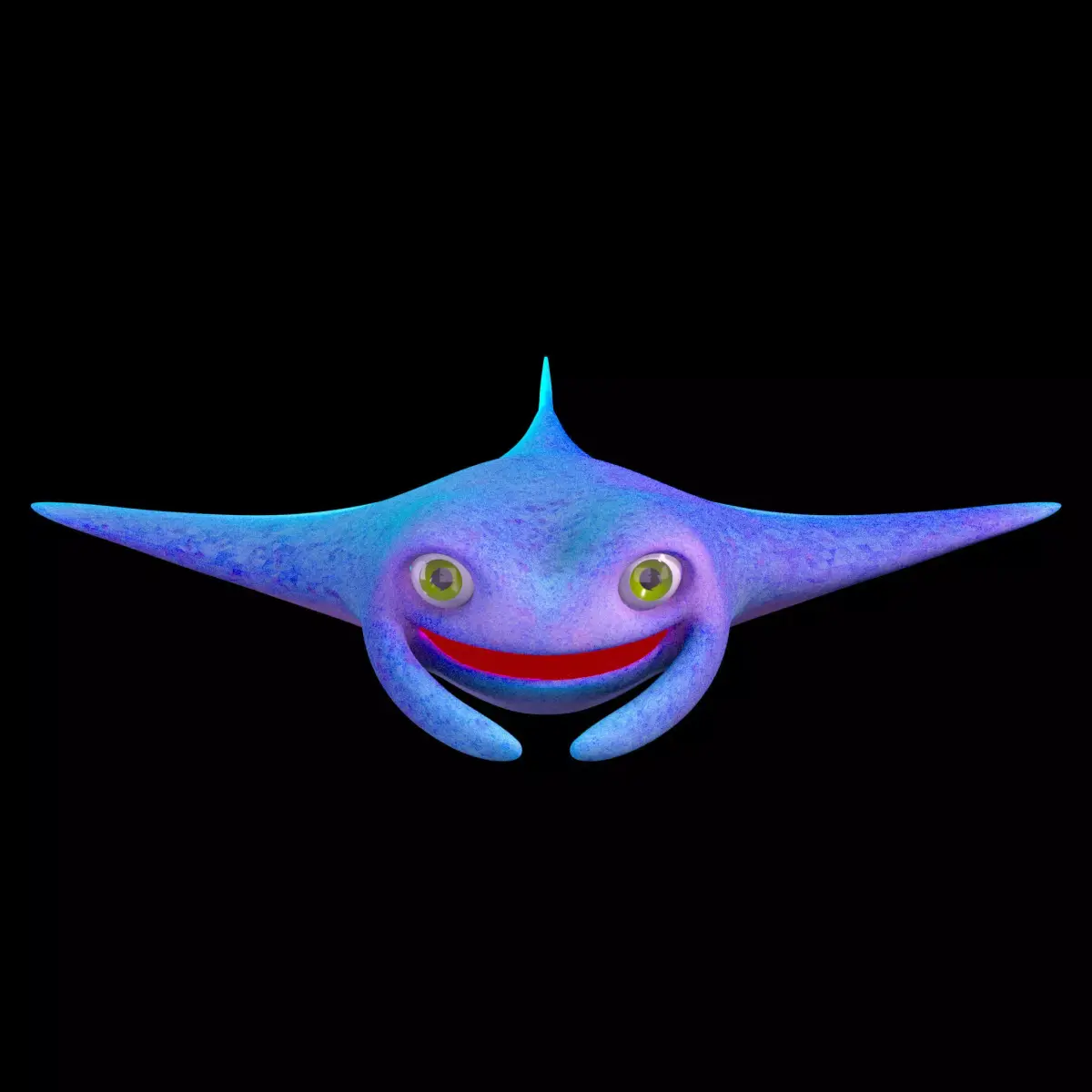 Manta Ray RIG 3D model