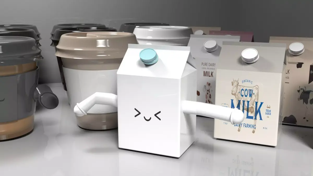 Kosuki Kopi Susu Soda 3D Product Animation 3D model