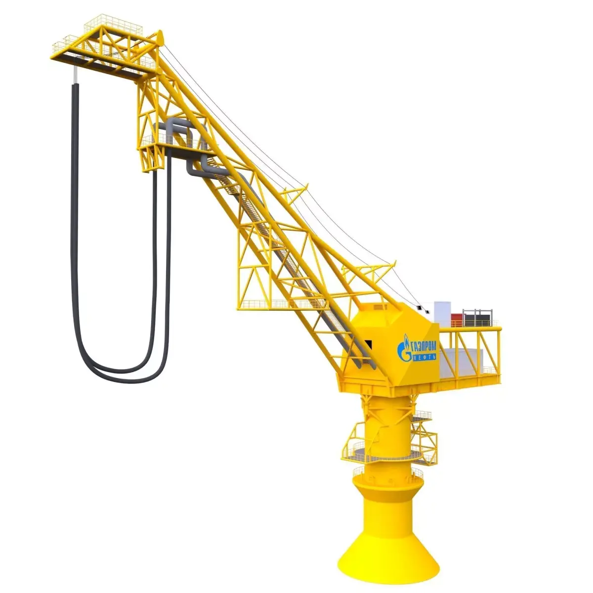 Arctic Gates oil-loading terminal 3D model