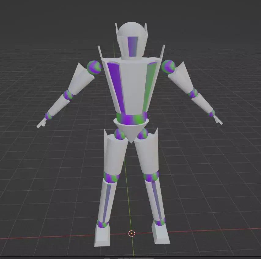 Zhing Mannequin Low-poly 3D model