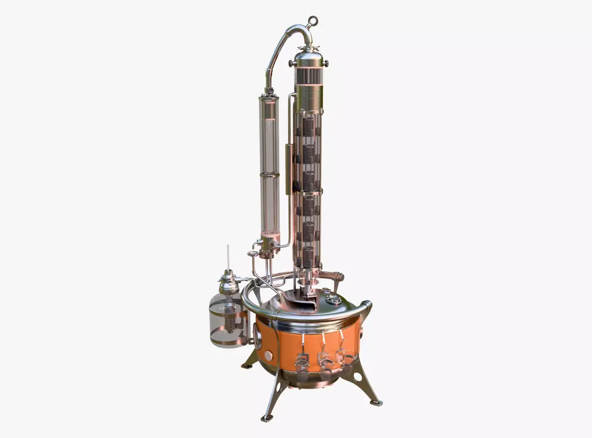 Craft Brewing Alcohol Still M1 3D model