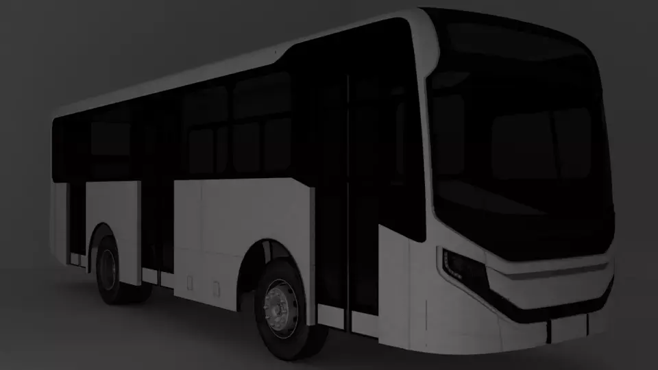 City bus Caio Apache Vip V OF-1519 Low-poly 3D model