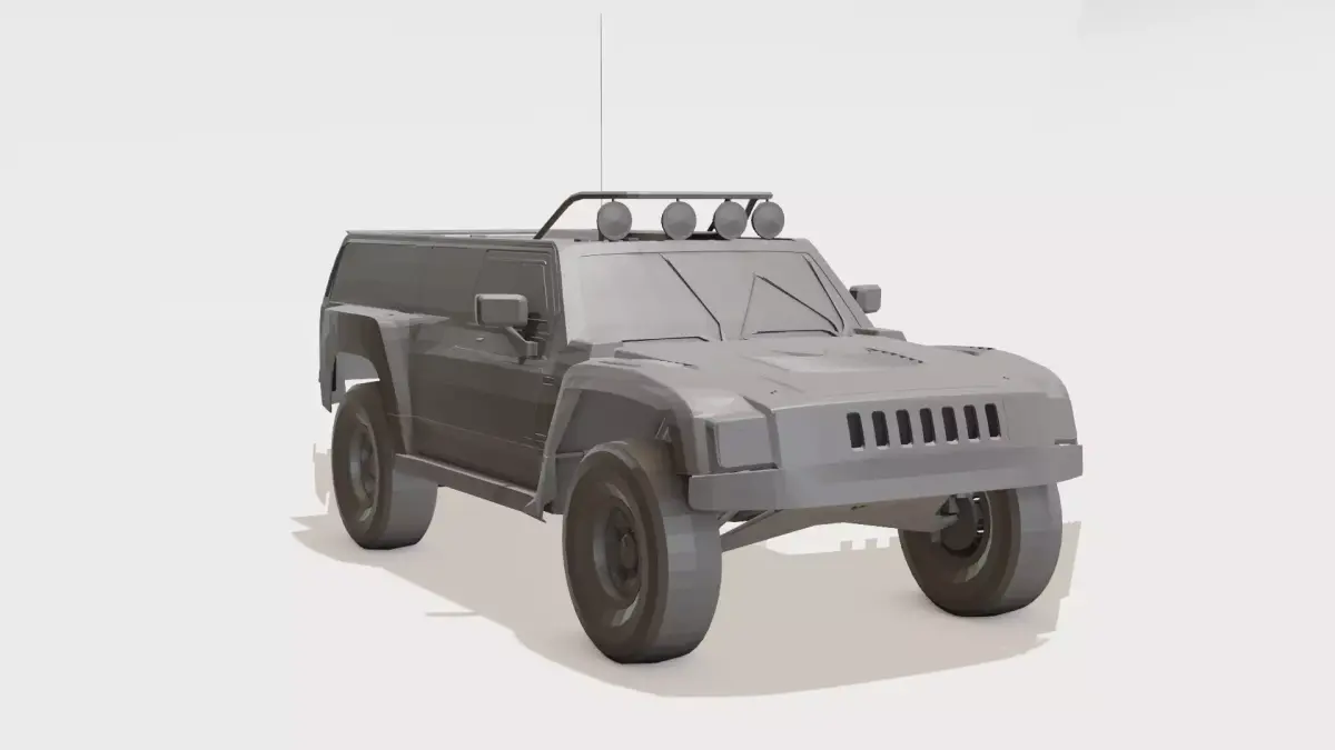 Chunky Adventure Truck Cute Cartoon 3D Printable Toy Vehicle 3D print model
