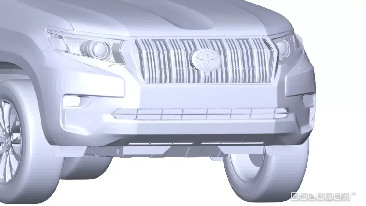 2018 2022 TOYOTA Land Cruiser PRADO J150 3D Scan Surface Data 3D model
