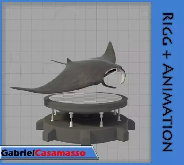 Manta Ray 3D model order