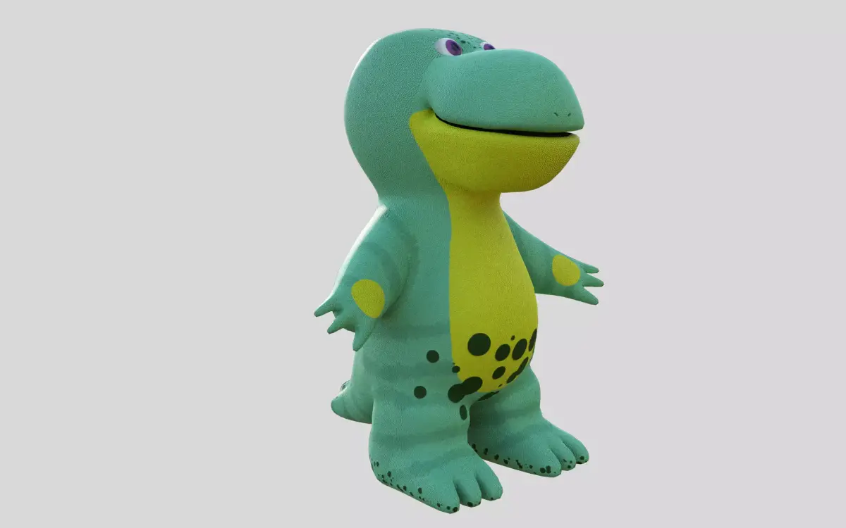 DINOSAUR CARTOON - dinosaurio 3D model