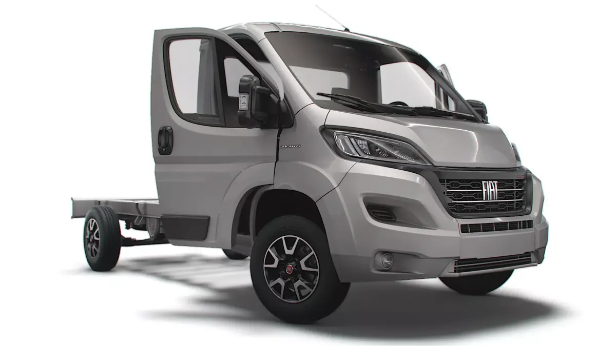 Fiat Ducato Chassis HQInterior SCab 3800WB 2023 3D model