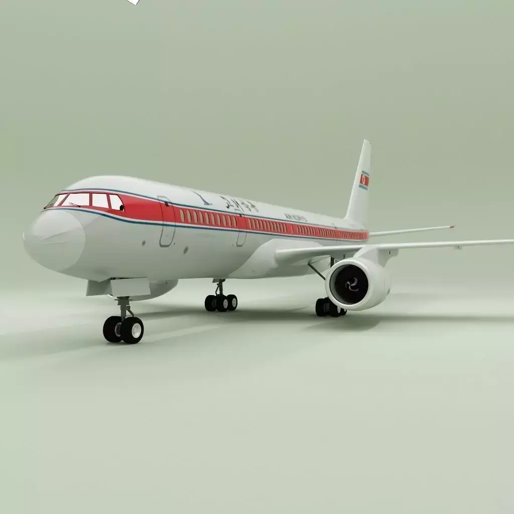 Tupolev tu 204 3D model