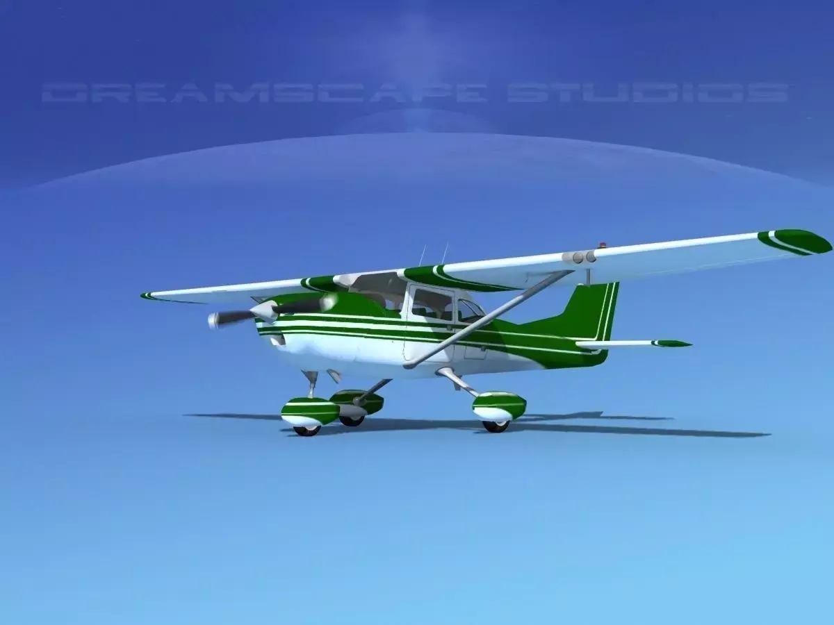 Cessna 172 Skyhawk 1967 V04 3D model