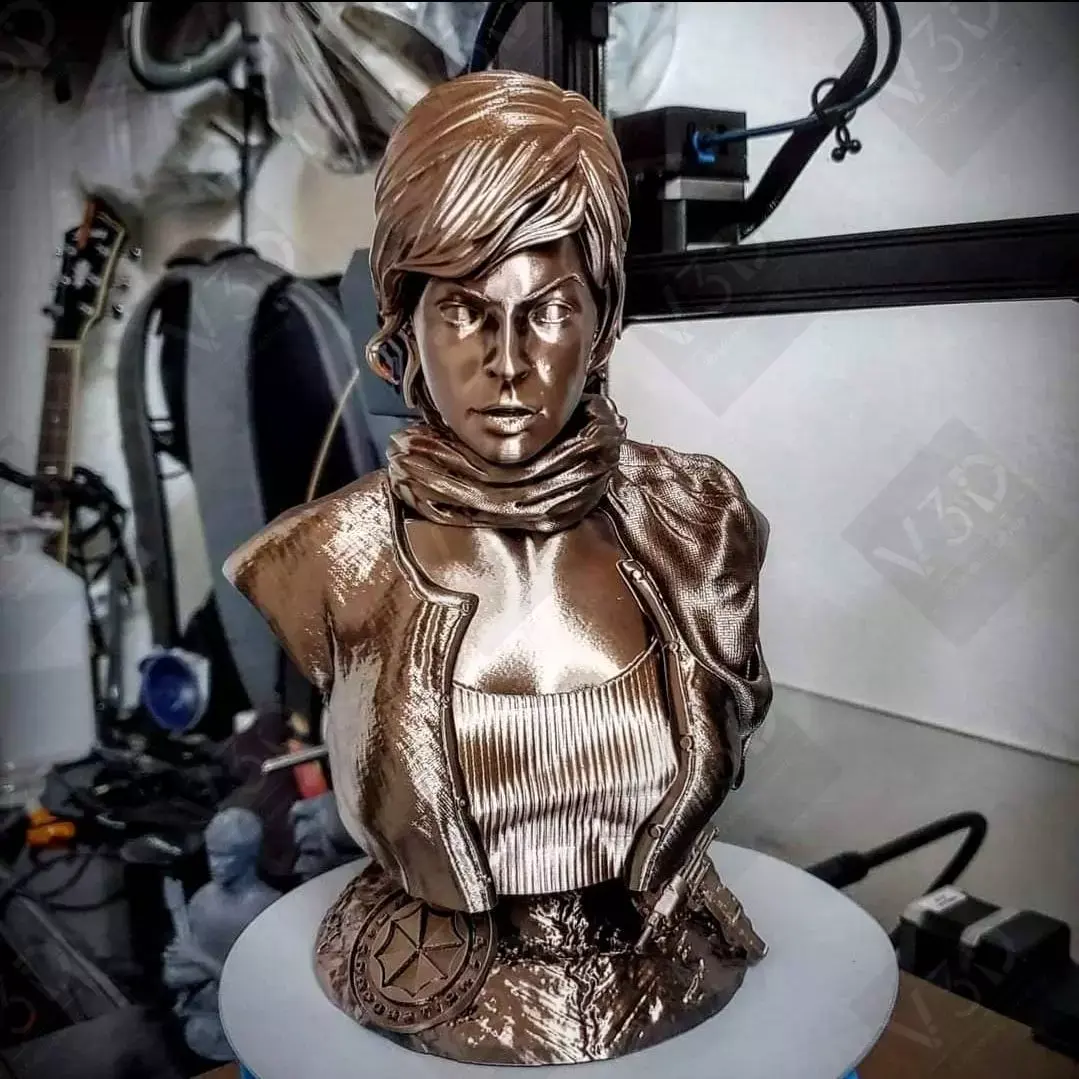 Resident Evil - Alice -  Milla Jovovich - V3D 3D print model