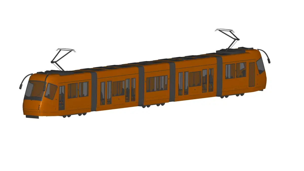 tram - 3D model