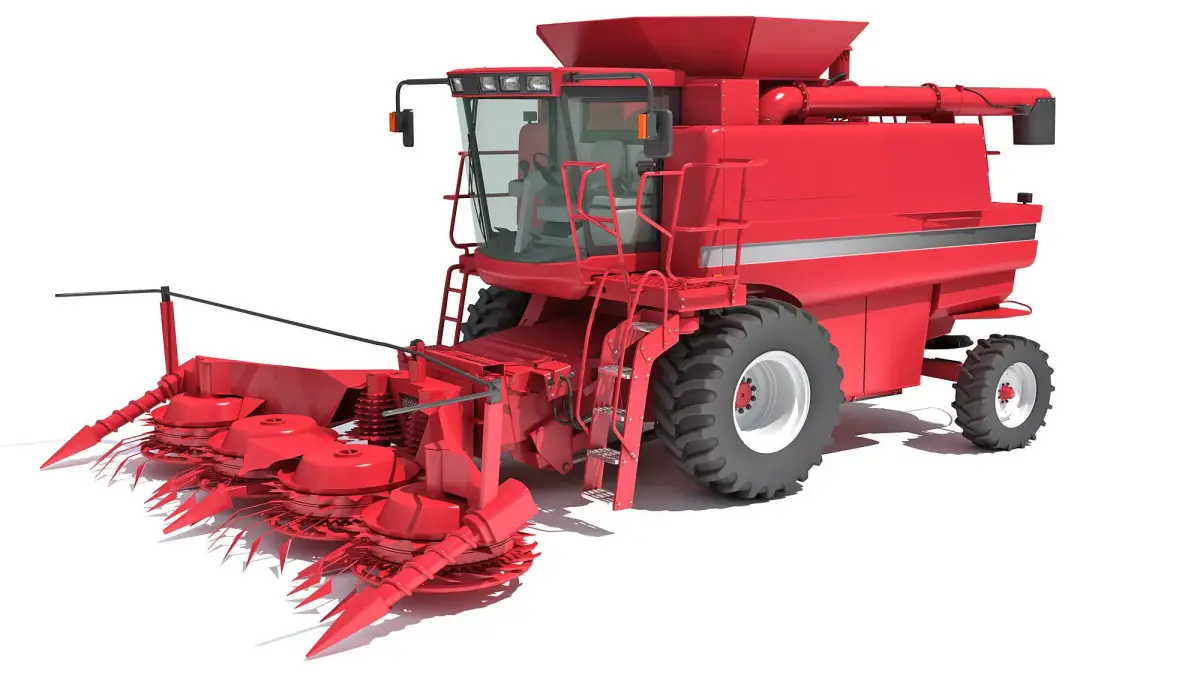 Combine Harvester 3D model 25
