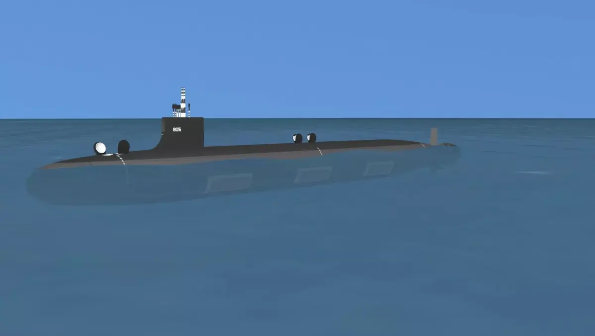 Virginia Class SSGN 805 USS Tang 3D model
