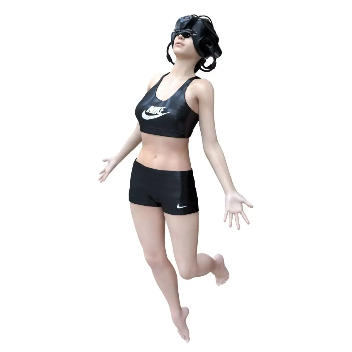 CYBERSPORT woman in swimsuit 3D model