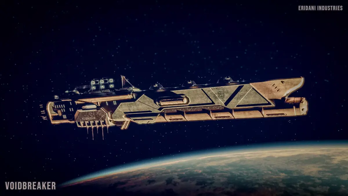 Space Battleship Voidbreaker 3D model