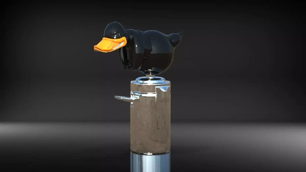 knob for duck transmission lever with a pure high polygons  3D model