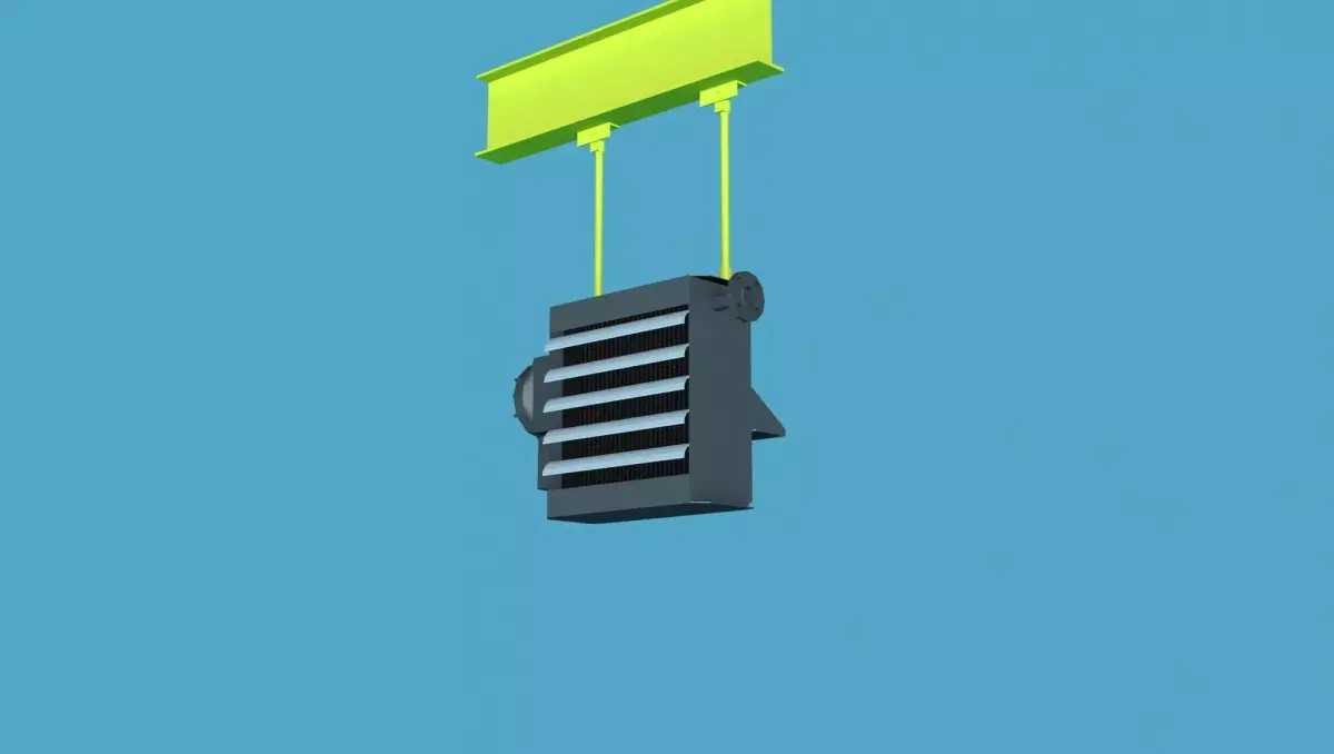 FX20 Heater wall and ceiling mount 3D model