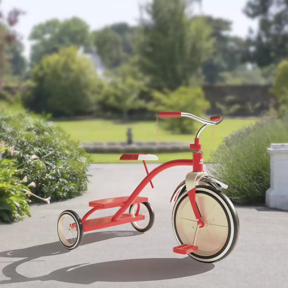 Red Tricycle Bike 3D Model 3D model