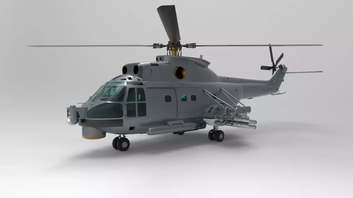 IAR 330 helicopter 3D model buy