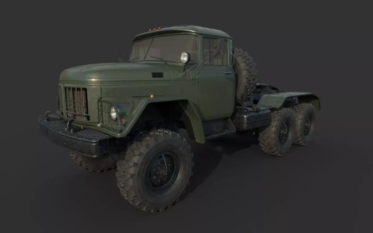 Zil 131 Truck Tractor 3D model
