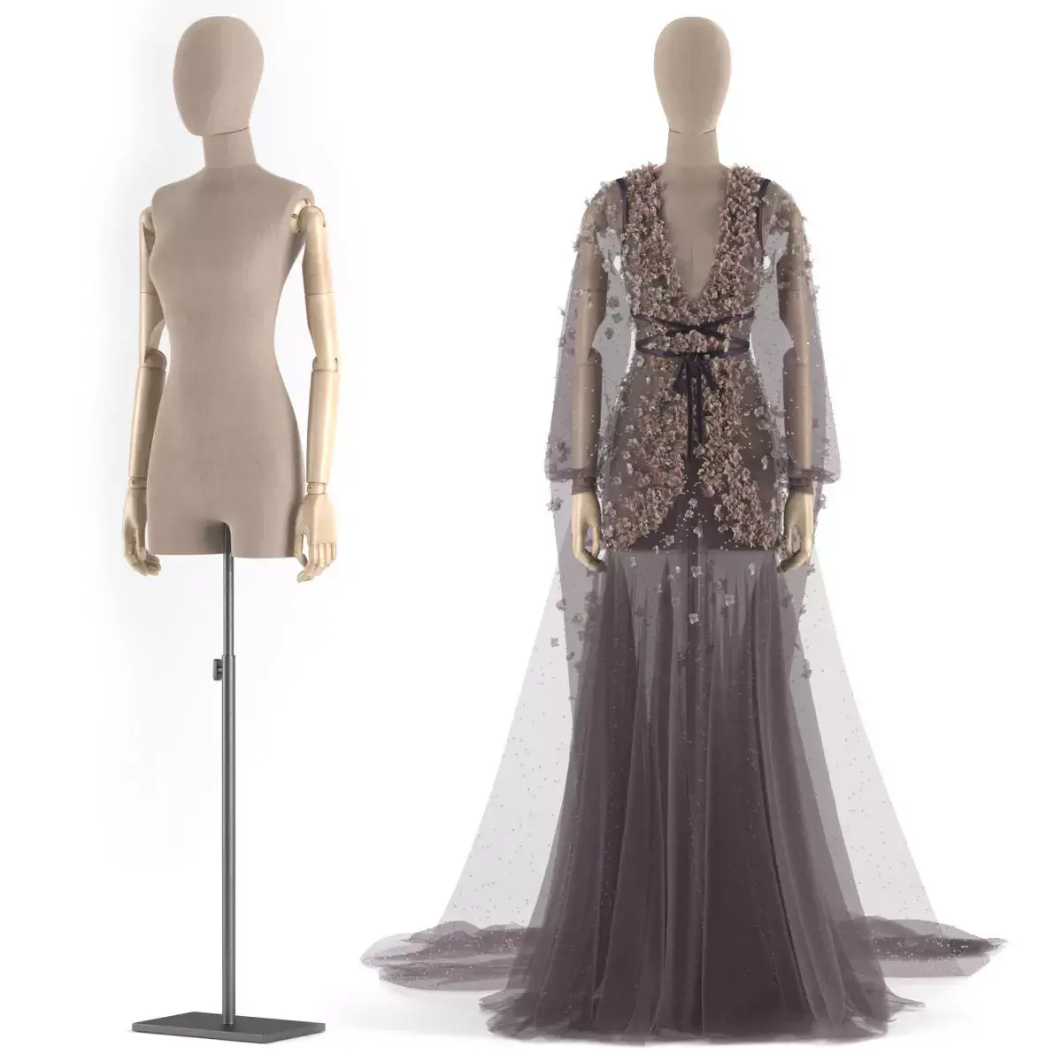 Dress flower 3D model