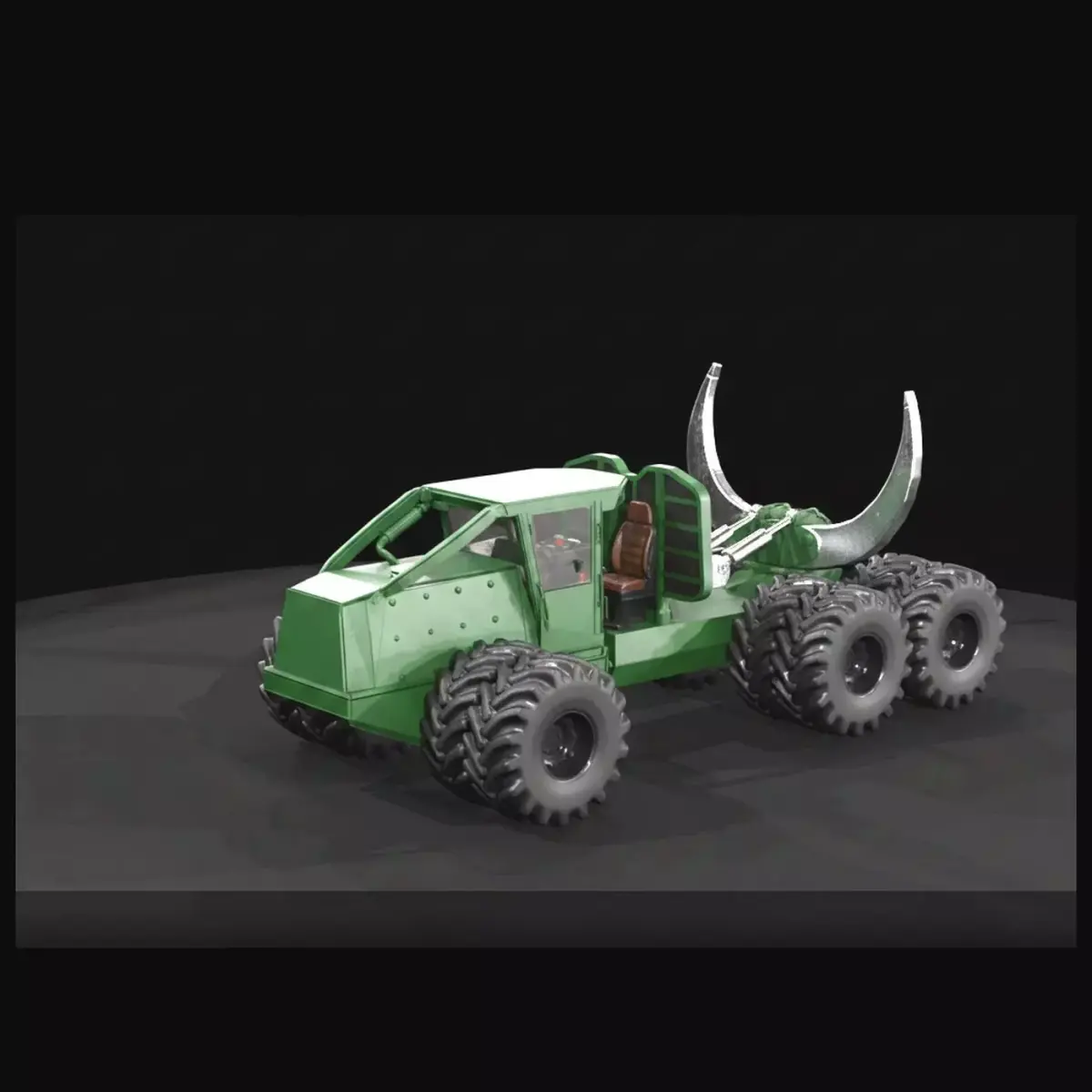 1-87 Tigercat Skidder 640 Print Ready STL 3D print model