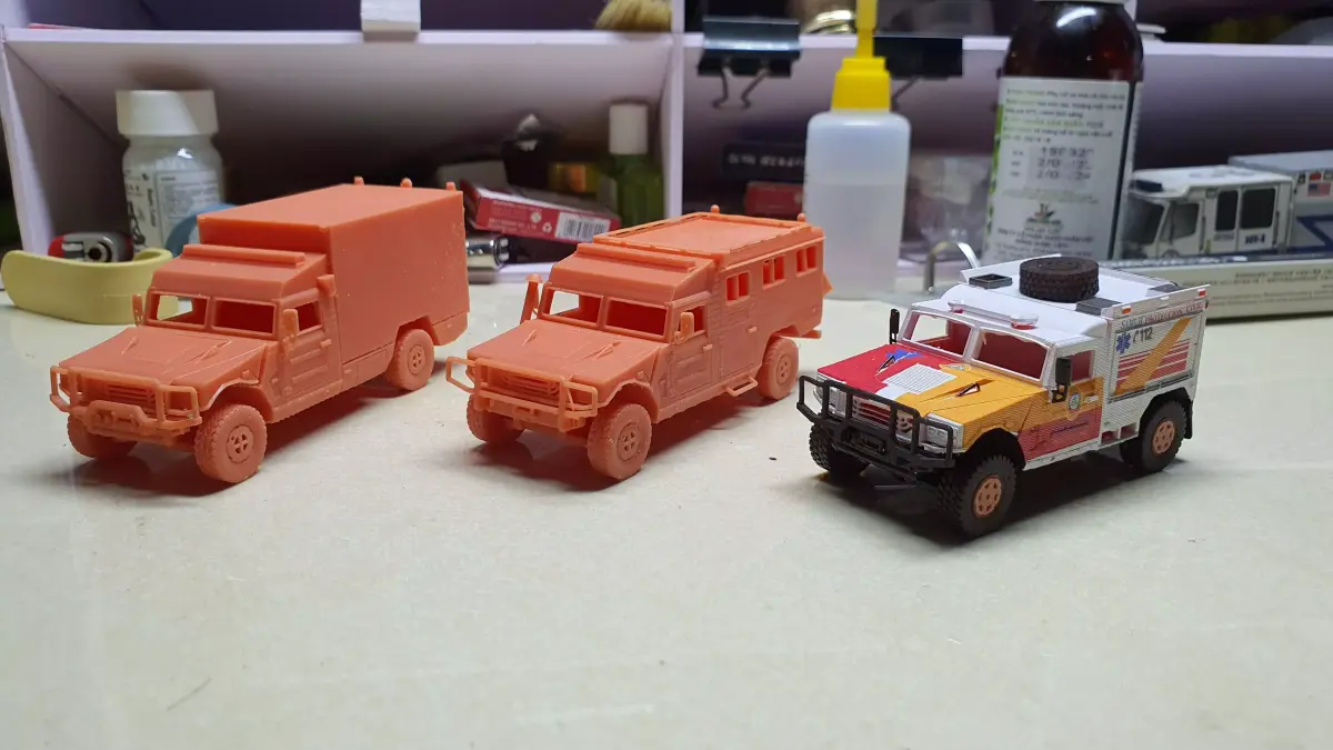 Uro Vamtac S3 Ambulance version 3D print model