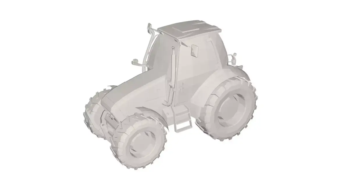 tractor concept 3D model