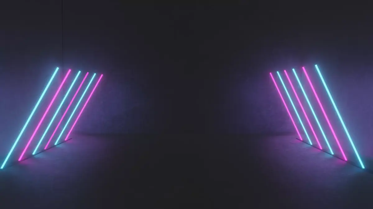 Neon Room 3D model