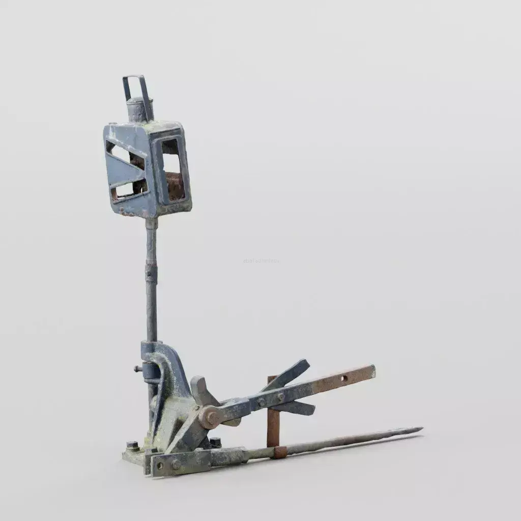 Railroad Switch Free 3D model