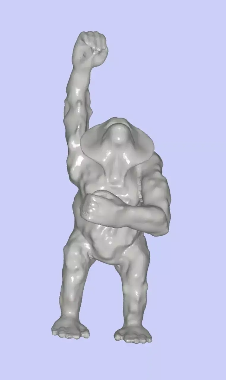 MakeIT Orangutan Hanging Ornament 3D Model 3D model