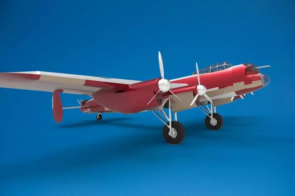 Avro Lancaster 3D model shop