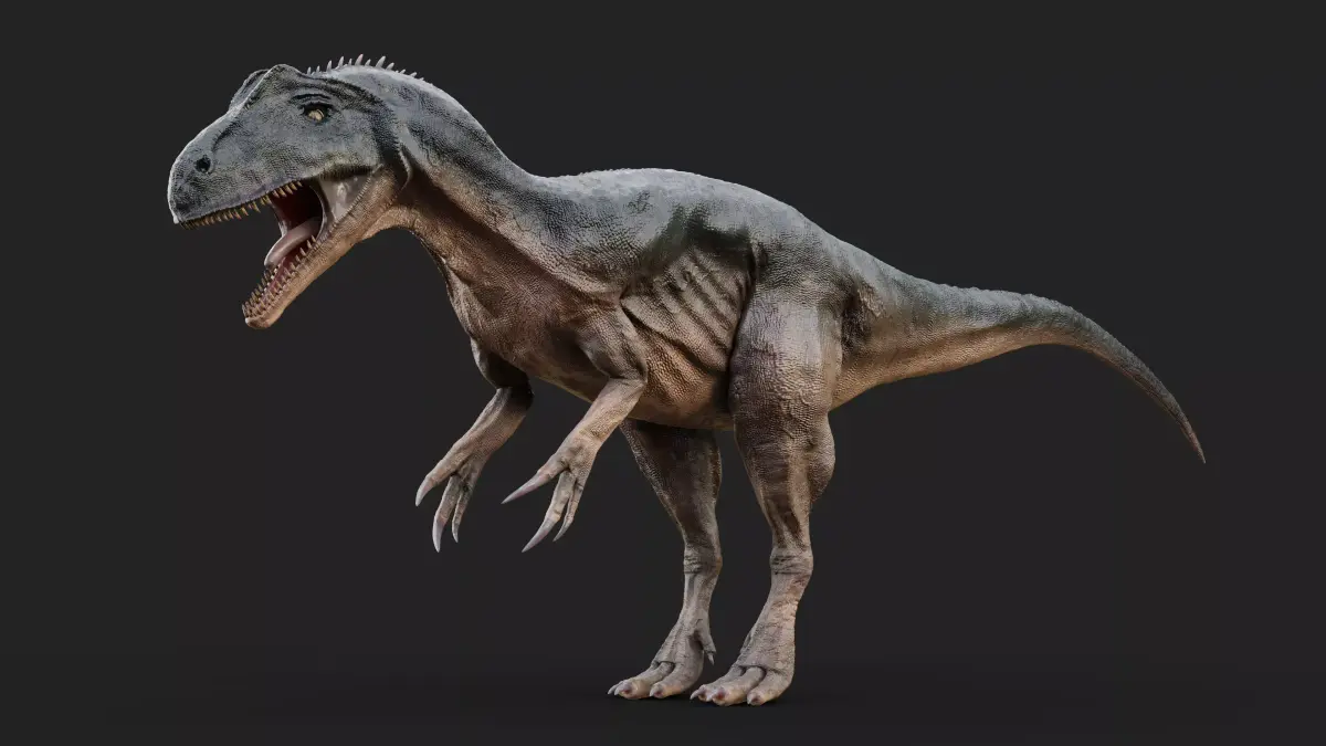 Allosaurus t - rex Low-poly 3D model