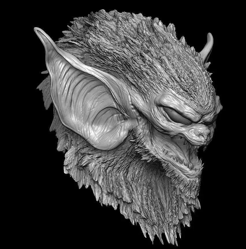 Guyver Ram Zoanoid head bust 3D model