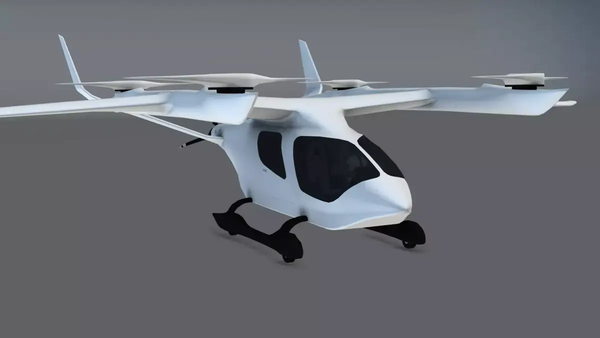 BETA Alia-250 Low-poly 3D model