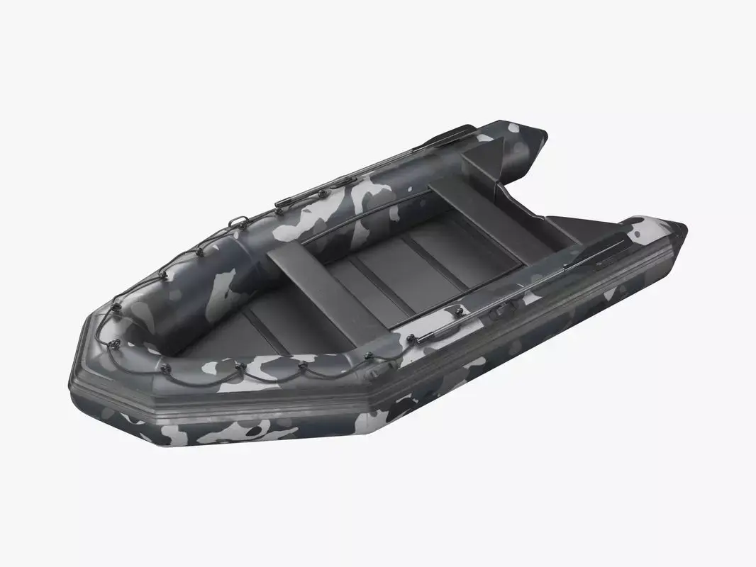 Inflatable Boat PBR Low-poly 3D model purchase