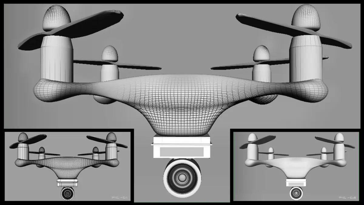 DRONE 3D model 11