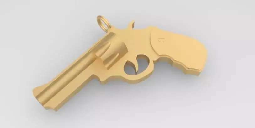 Revolver Pendant Cal 38 special 3D print model