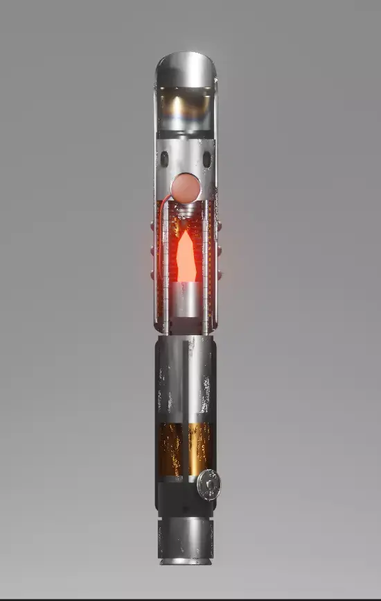 Starkiller Lightsaber  Free 3D model